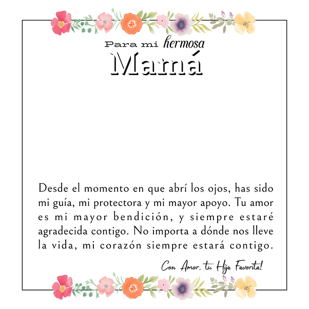 A La Mejor Mamá Del Mundo